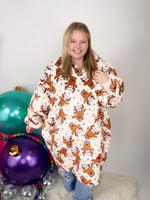 KMB Custom HOLIDAY Blanket Hoodies!! ADULT + KID SIZE {Multiple Prints!} - KaraMarie