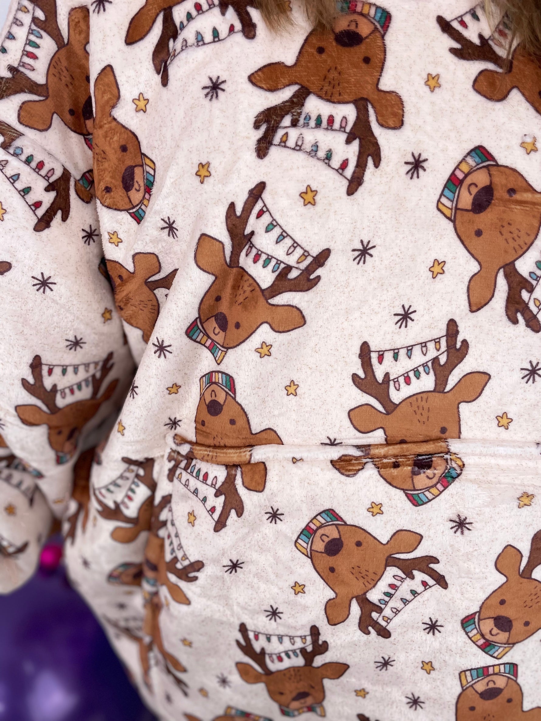 KMB Custom HOLIDAY Blanket Hoodies!! ADULT + KID SIZE {Multiple Prints!} - KaraMarie