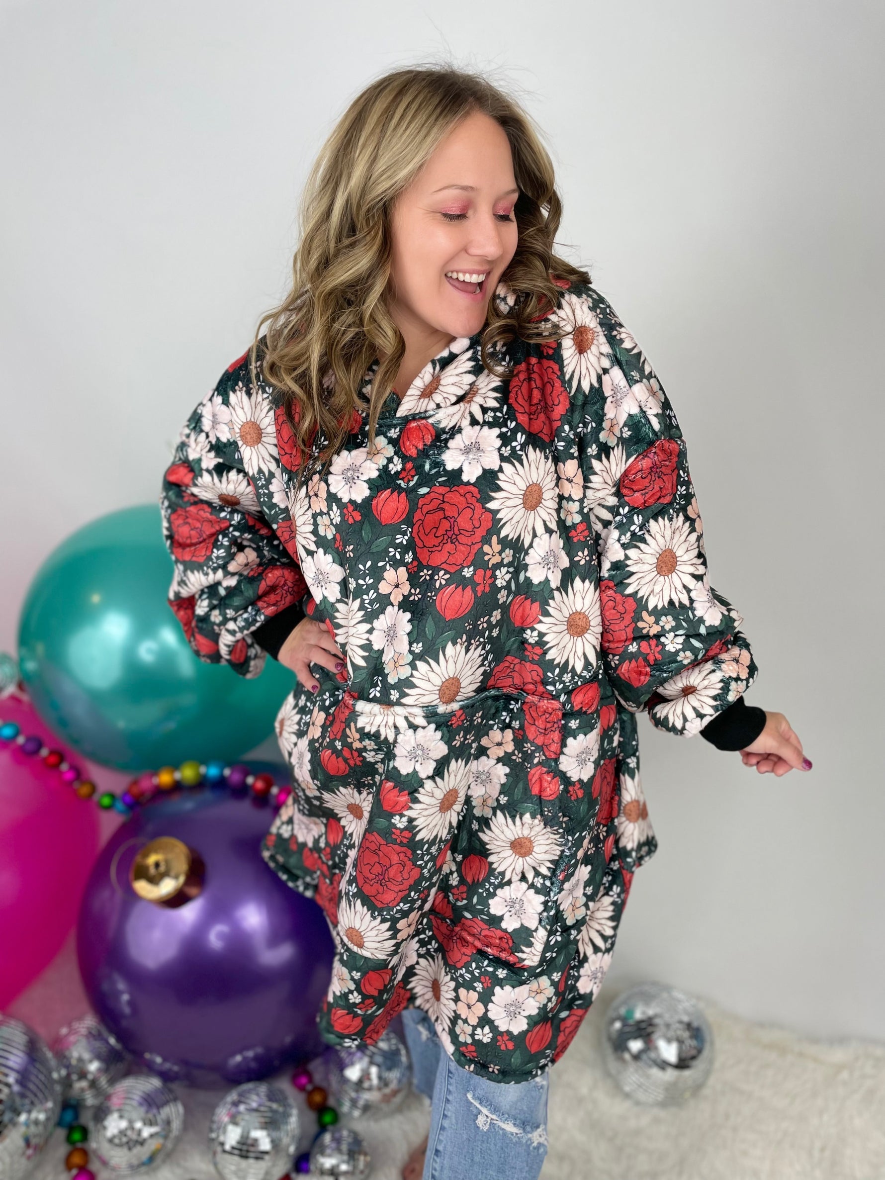 KMB Custom HOLIDAY Blanket Hoodies!! ADULT + KID SIZE {Multiple Prints!} - KaraMarie