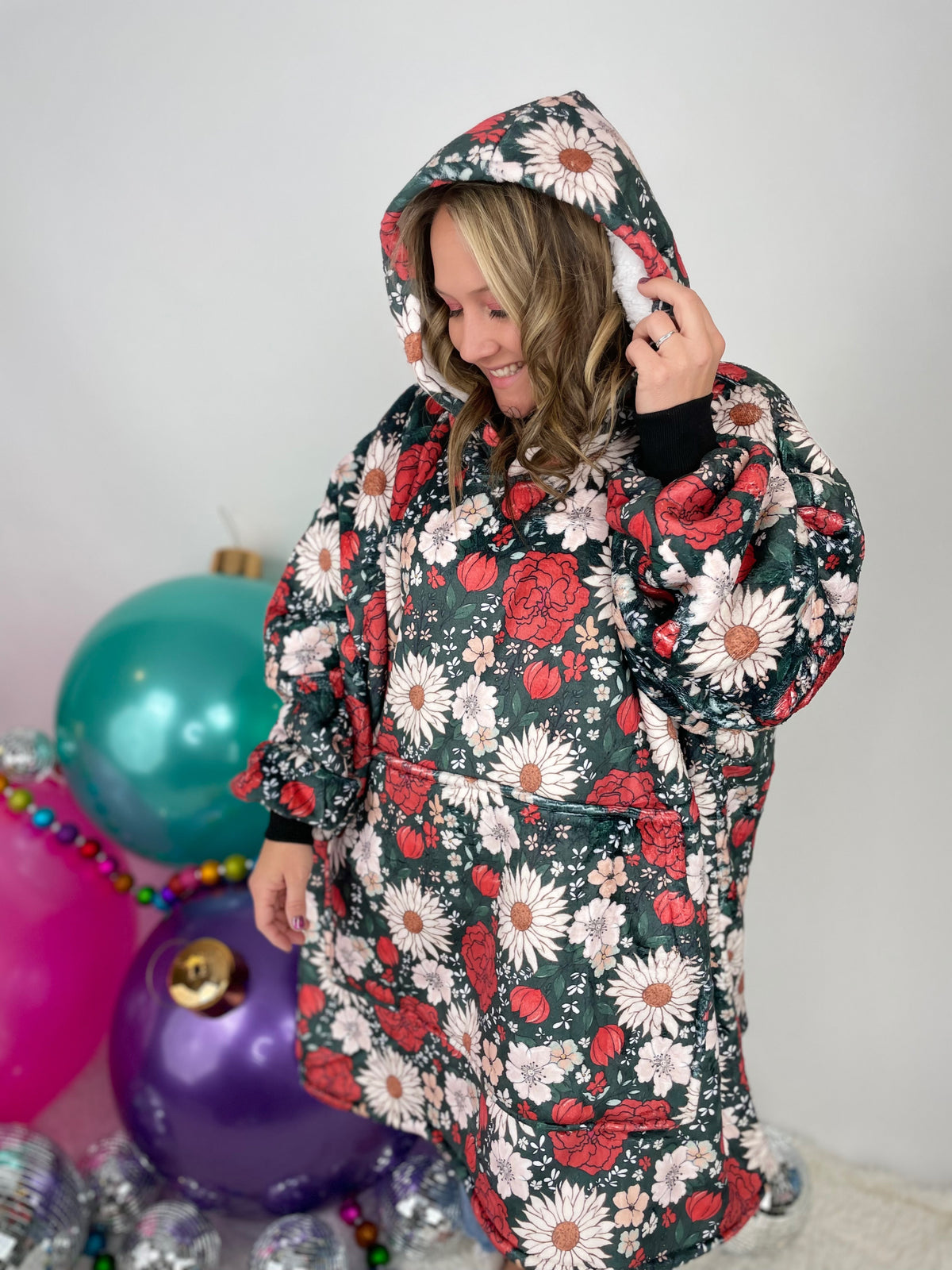 KMB Custom HOLIDAY Blanket Hoodies!! ADULT + KID SIZE {Multiple Prints!} - KaraMarie
