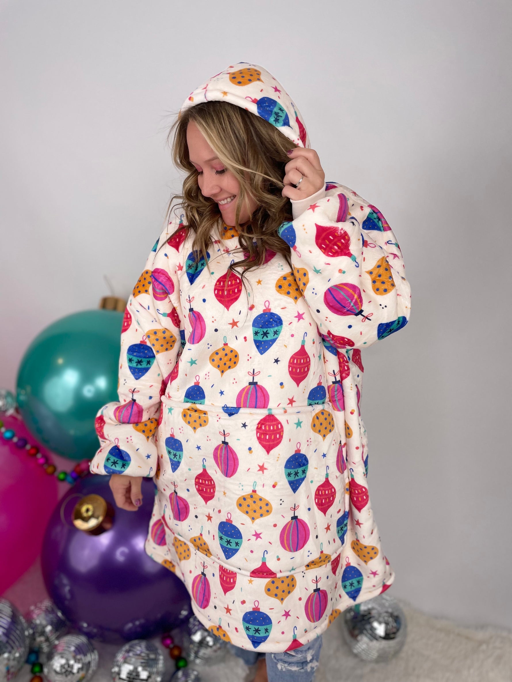 KMB Custom HOLIDAY Blanket Hoodies!! ADULT + KID SIZE {Multiple Prints!} - KaraMarie