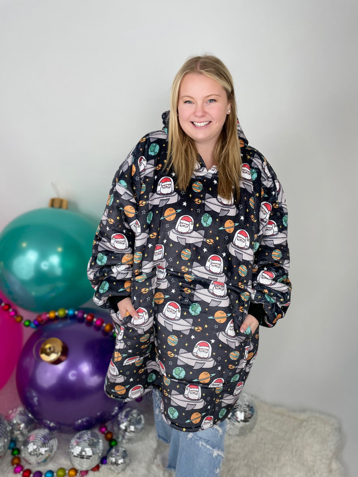 KMB Custom HOLIDAY Blanket Hoodies!! ADULT + KID SIZE {Multiple Prints!} - KaraMarie