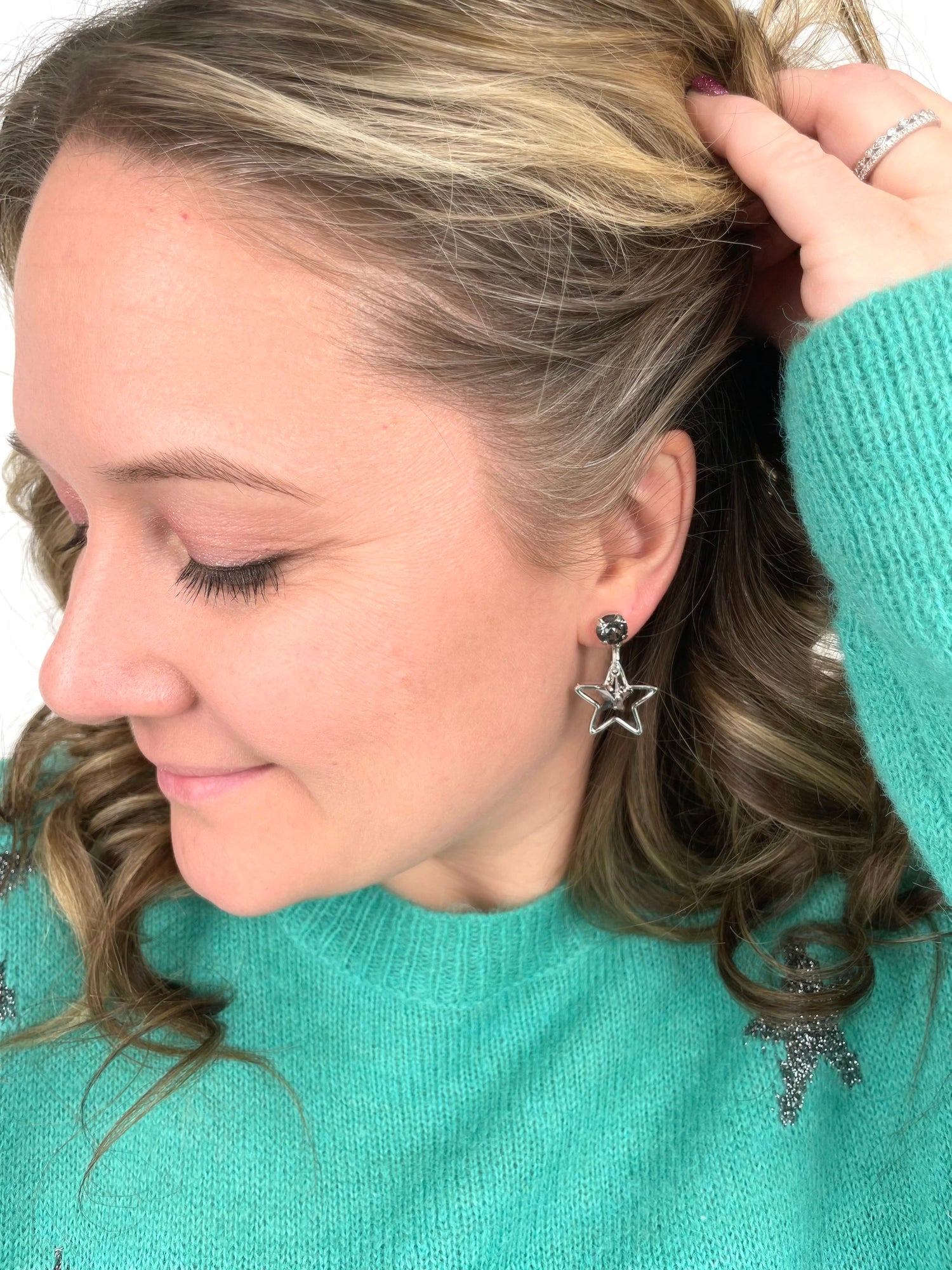 Caught By Surprise Star Earrings