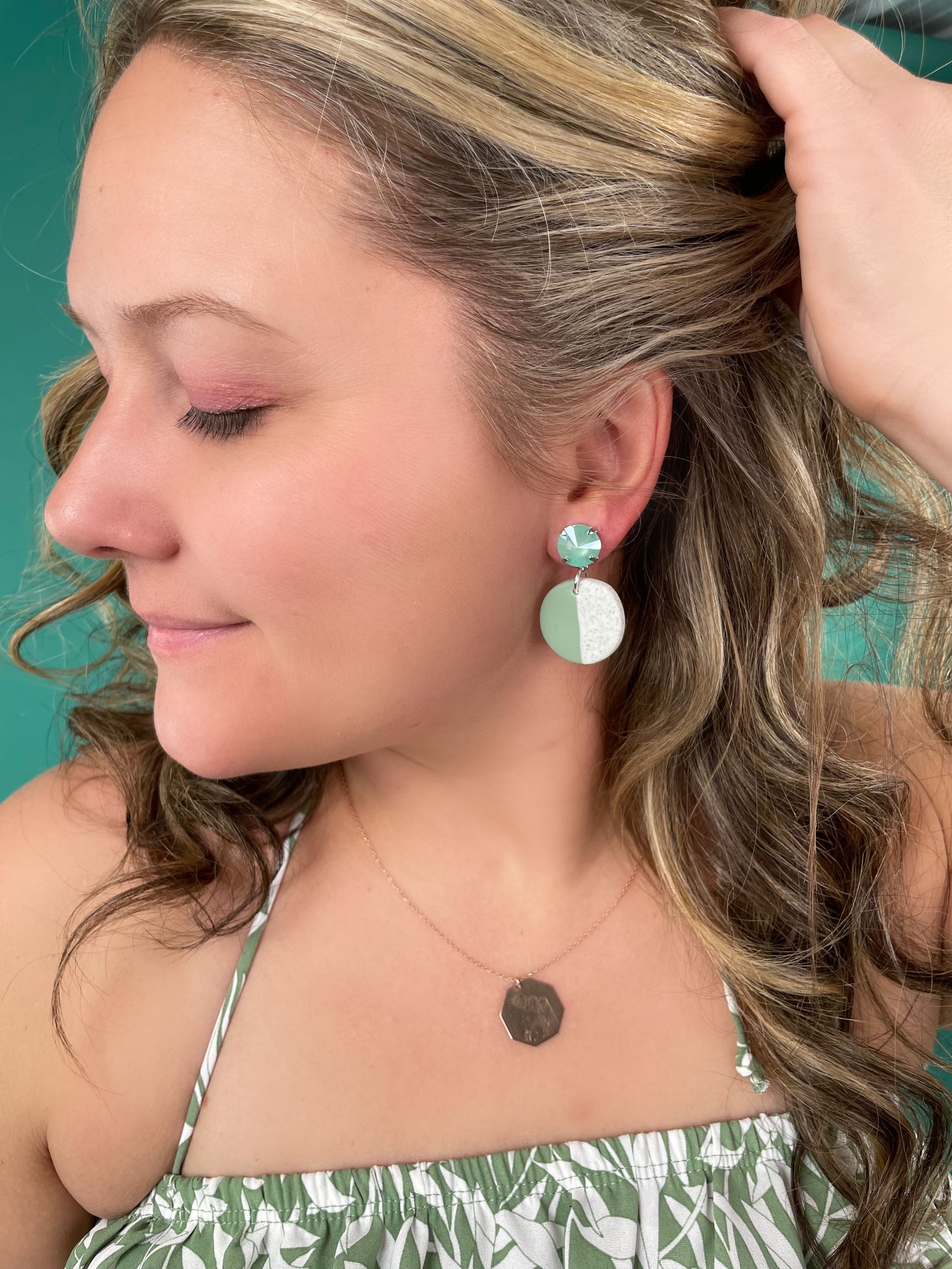 Tropical Mint Earrings