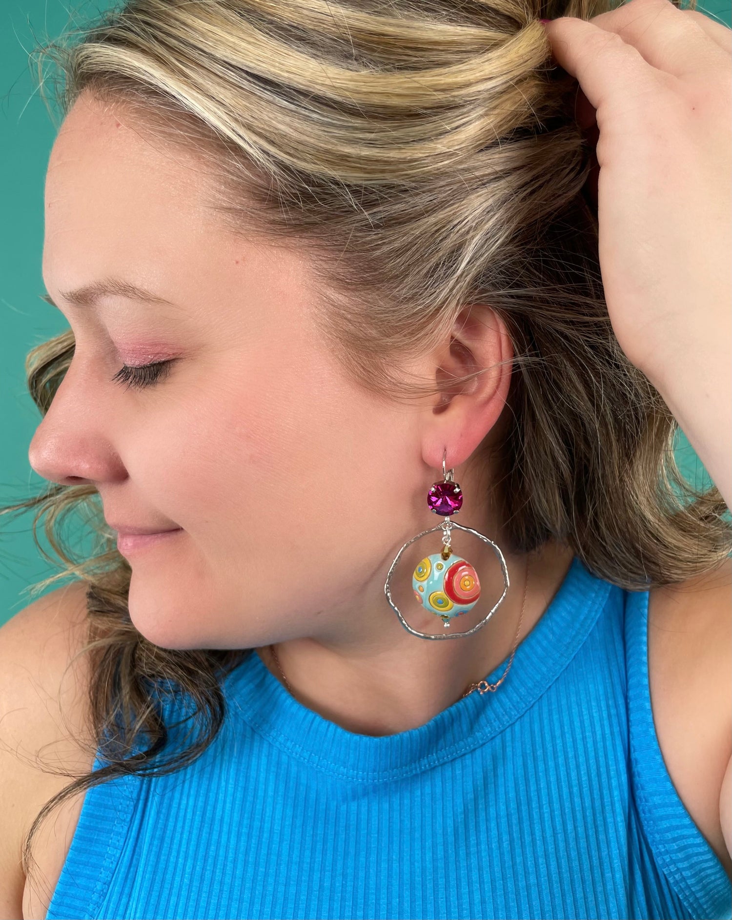 Keep Grooving Floating Earrings - KaraMarie