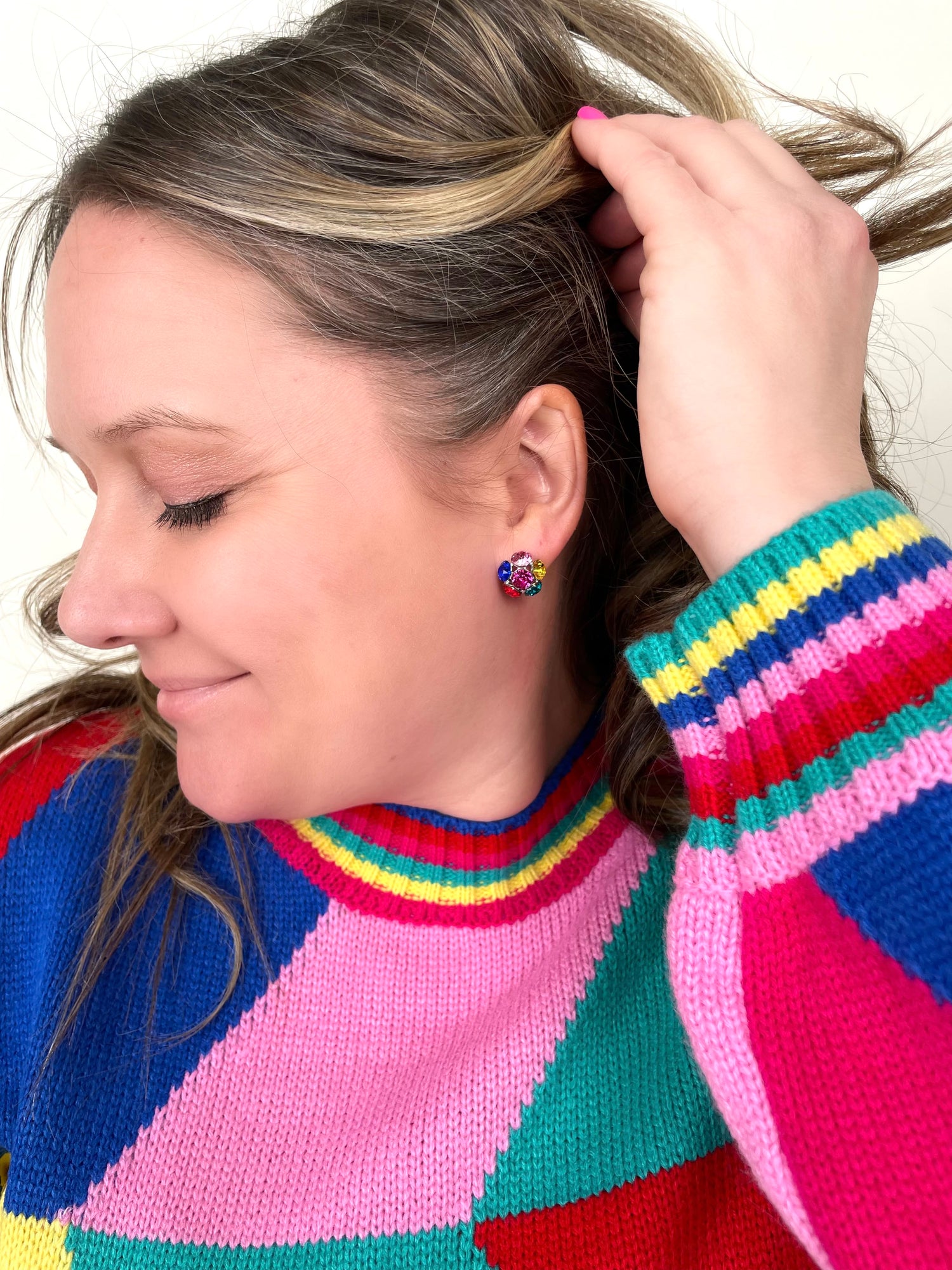Fireball Colorful Earrings