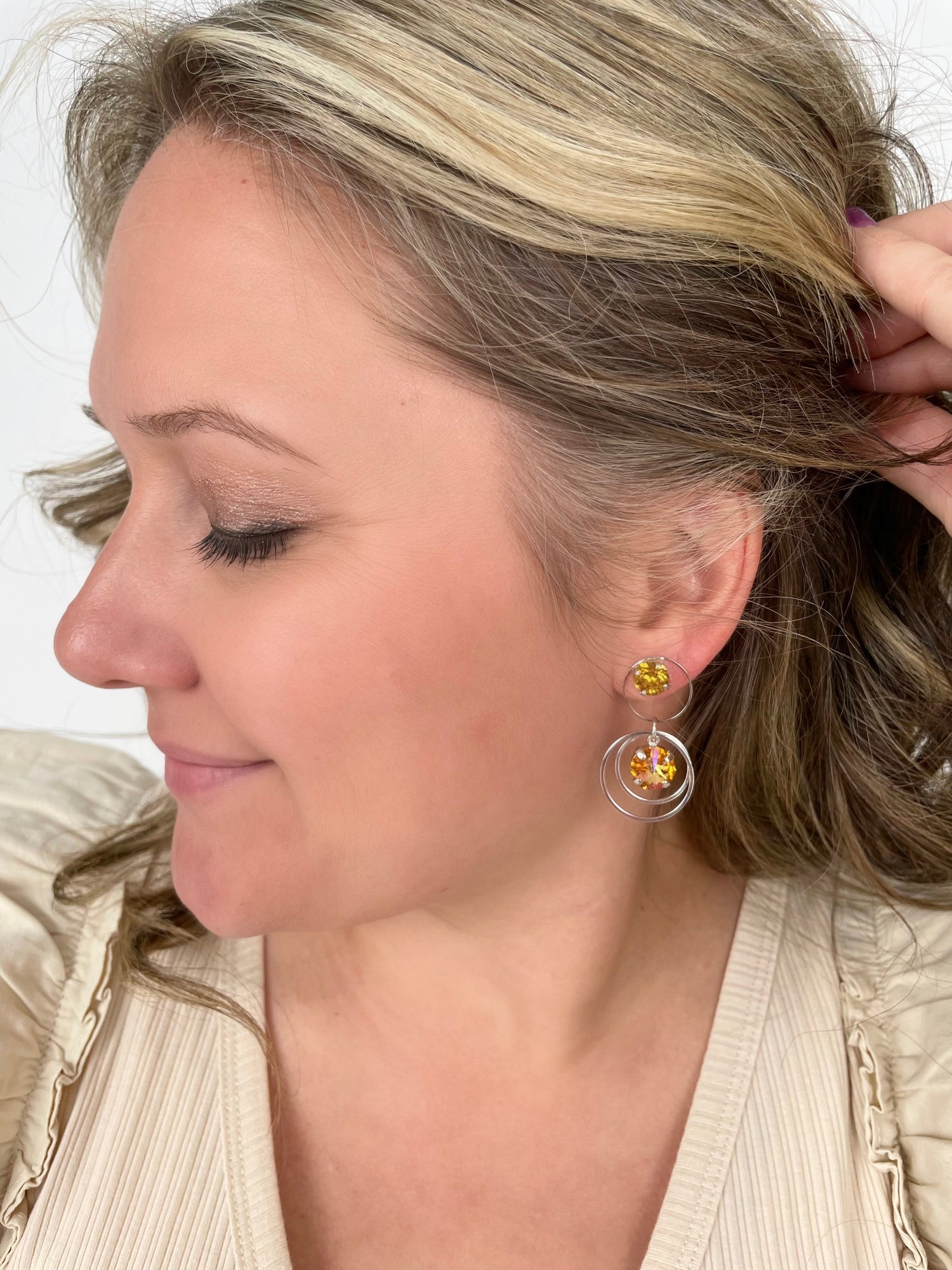 Toffee Swirl Earrings