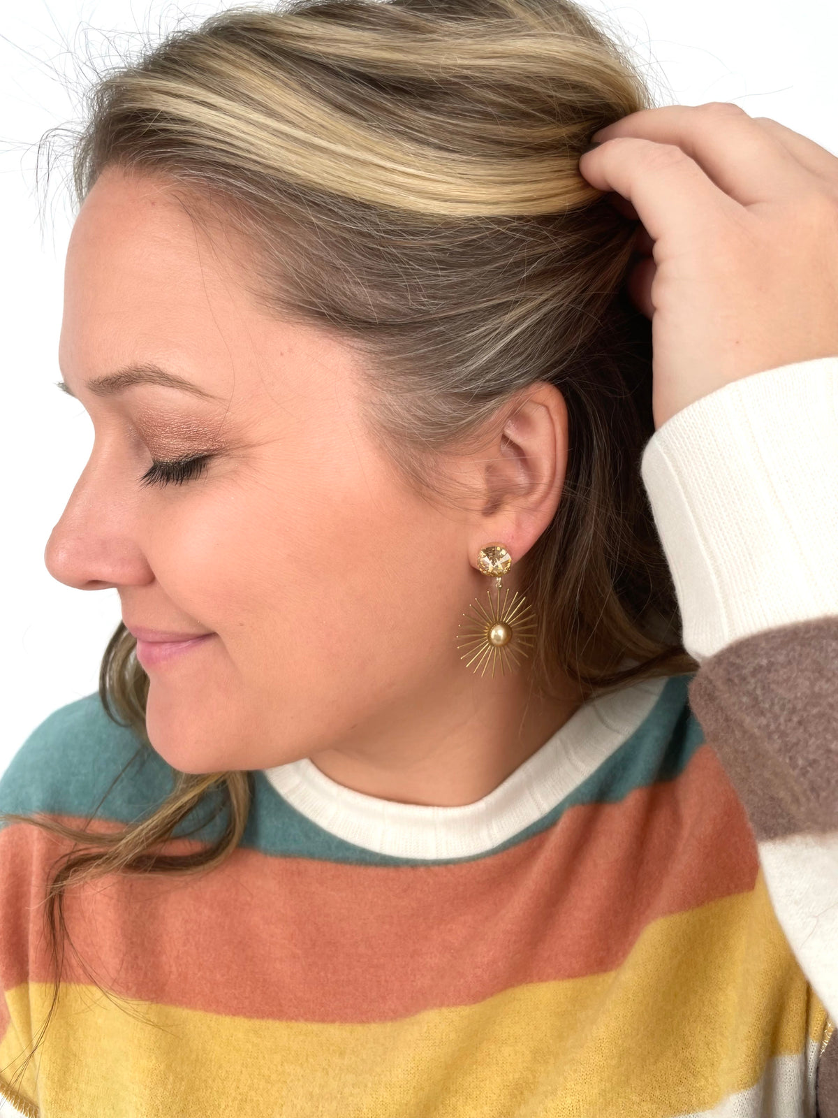Modern Sun Earrings - KaraMarie