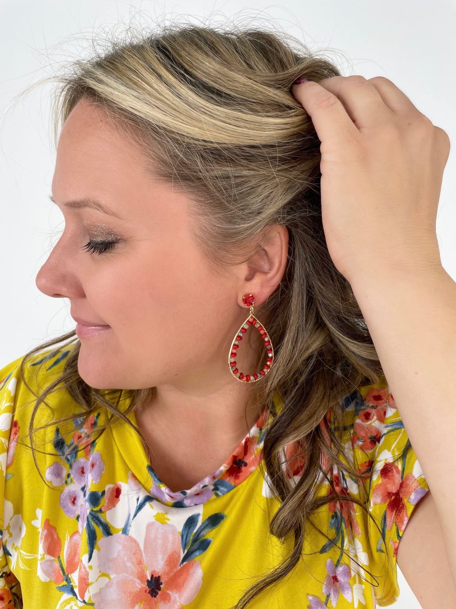 Coral Reef Beaded Earrings - KaraMarie