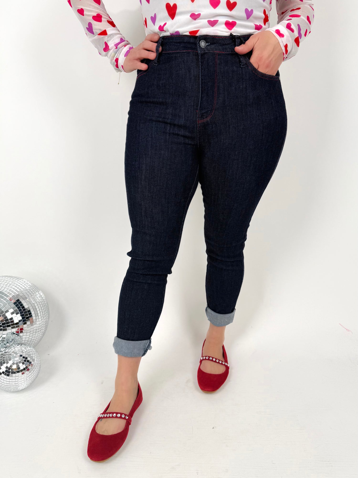 Judy Blue Sweetheart Skinny Jeans {1-22W}