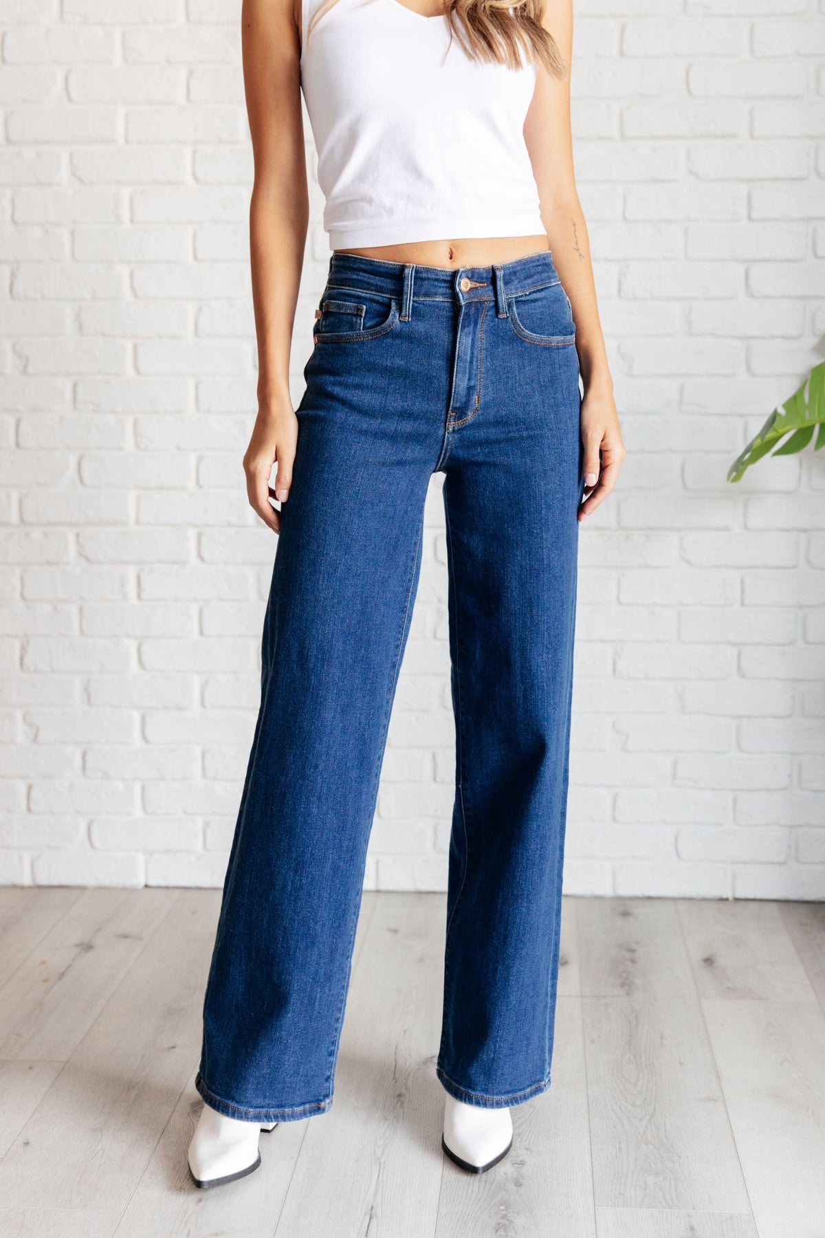 Hazel High Rise Vintage Wide Leg Jeans - KaraMarie