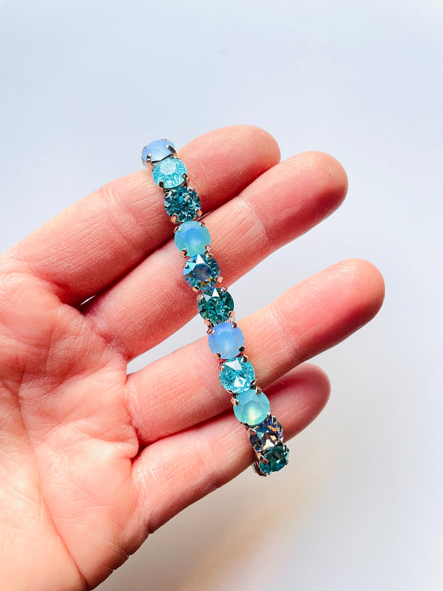 8mm Diamonds Bracelet in Frozen Hues