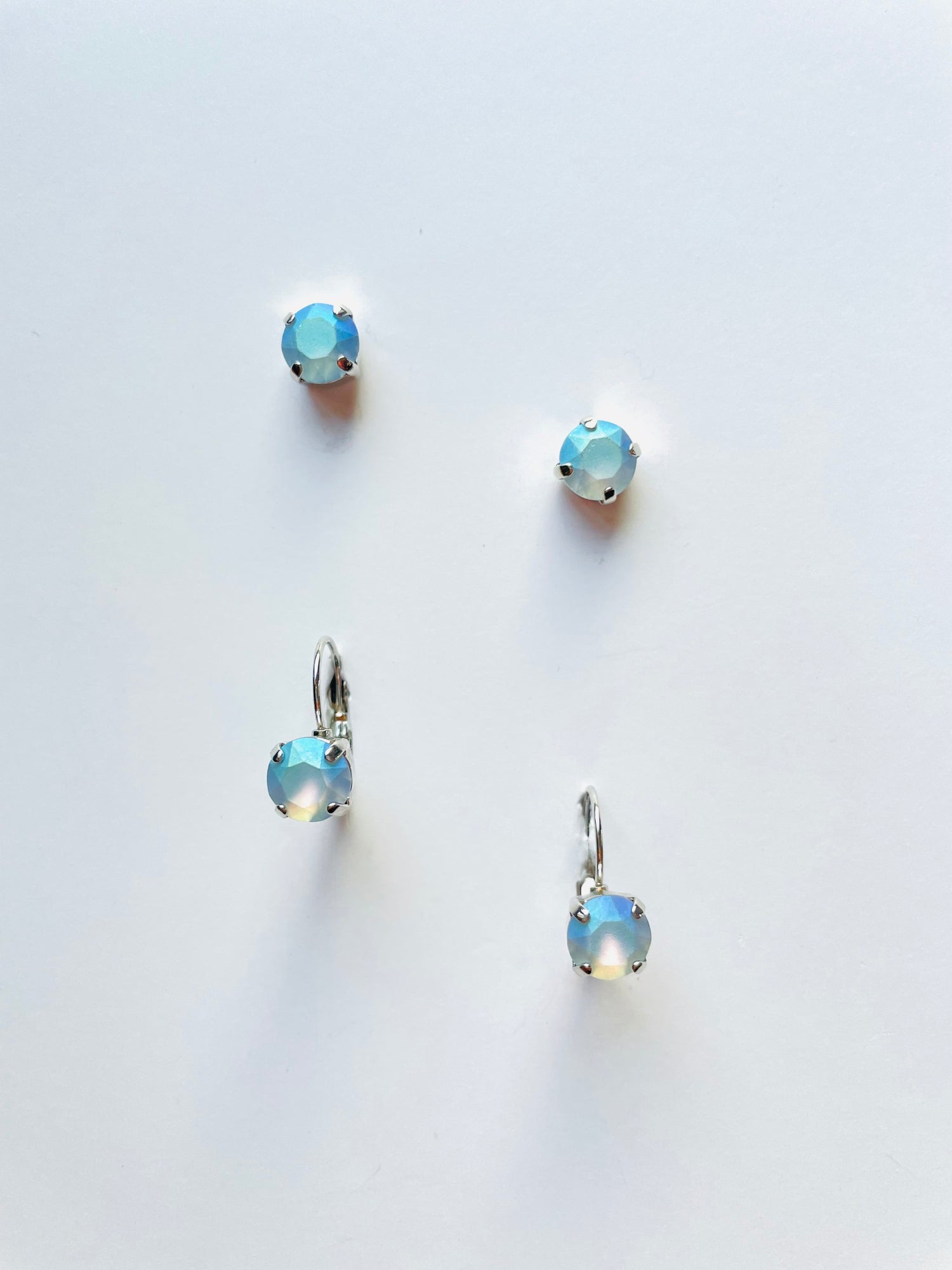 8mm Drop OR Post in Light Sapphire Frost - KaraMarie