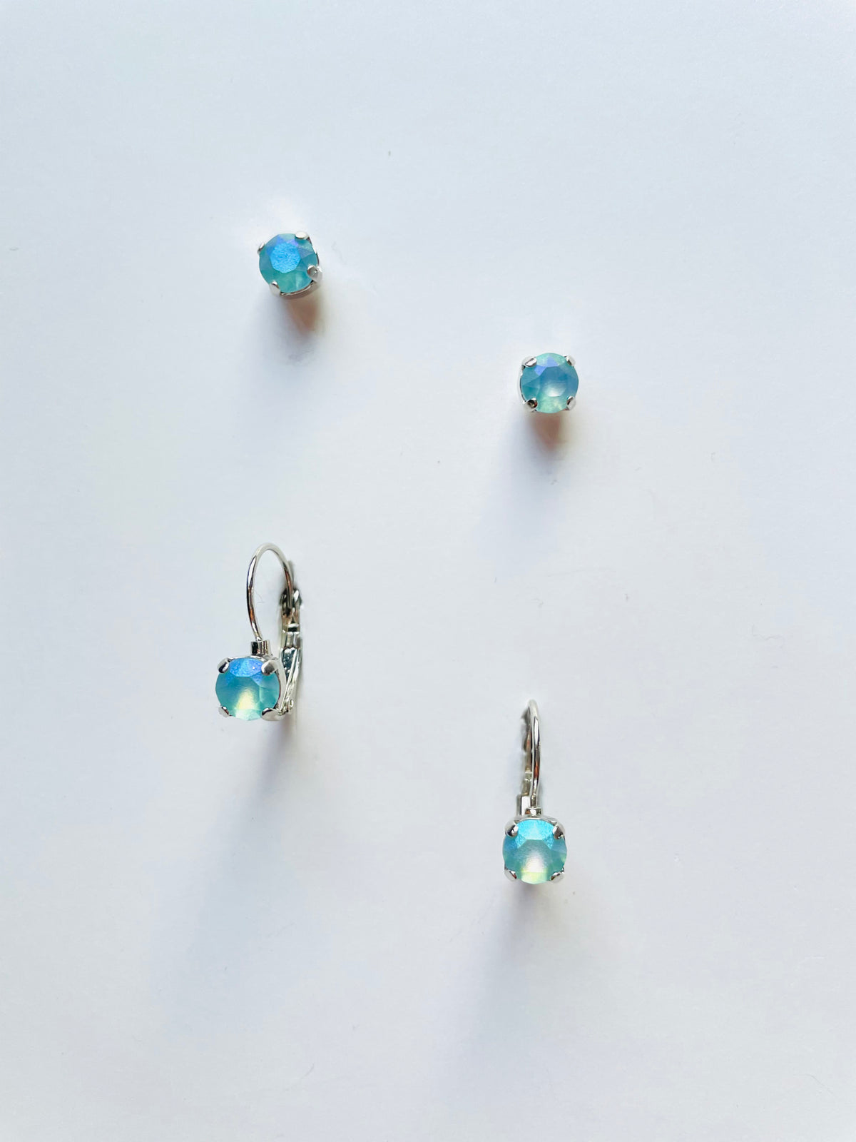 6mm Drop OR Post in Aqua Frost - KaraMarie