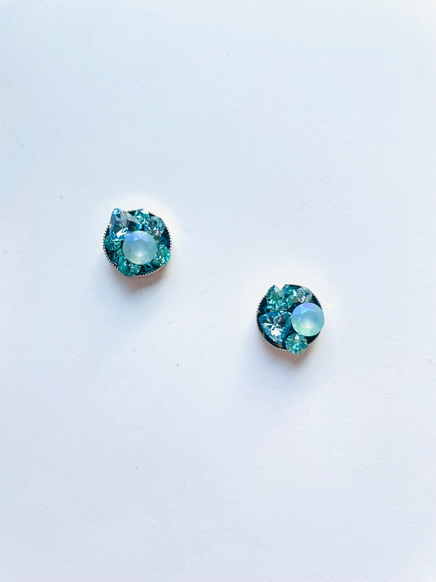 Treasure Chest Post Earring in Frozen Hues