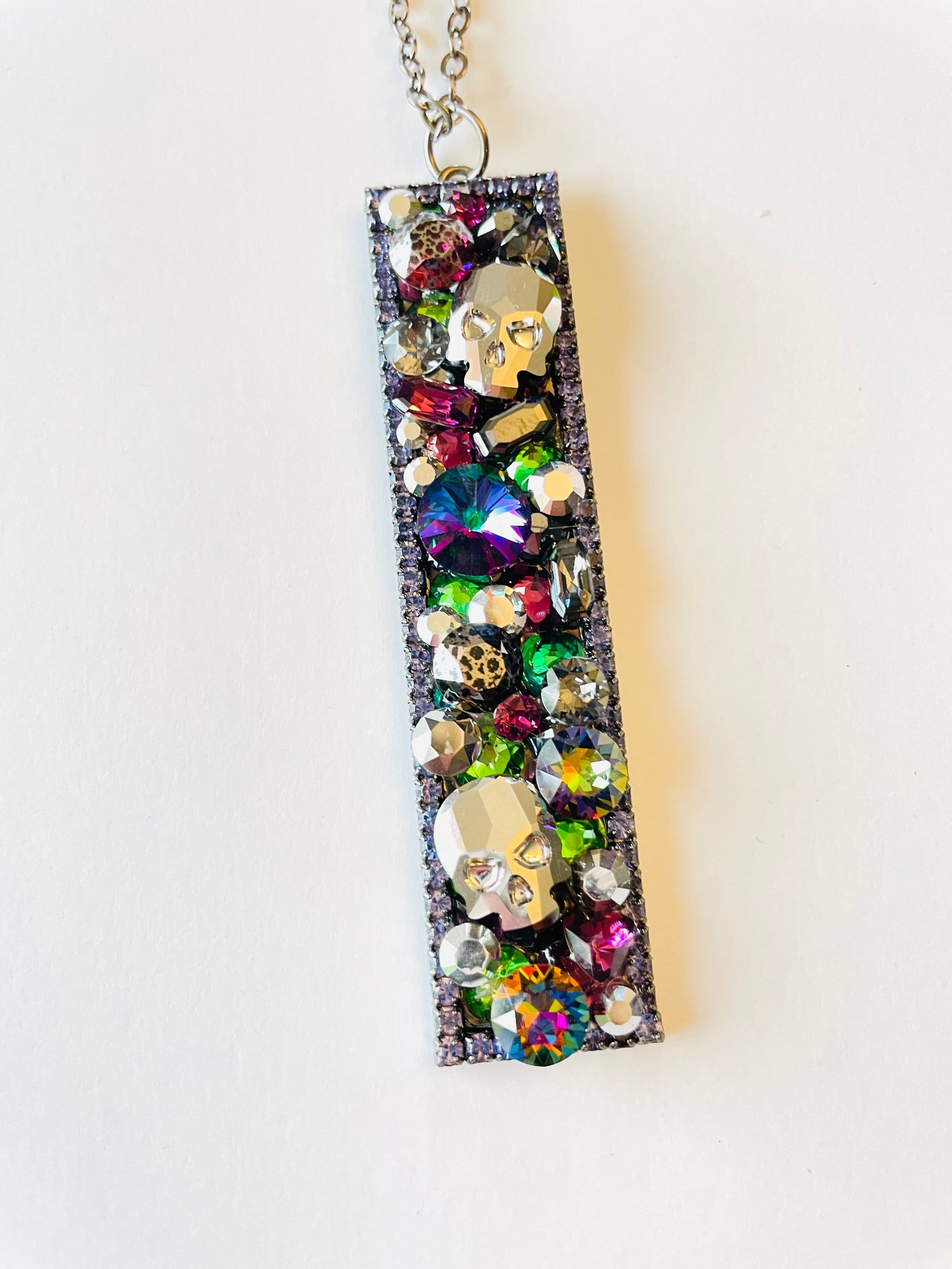 Spooky Collection Long Rectangle Treasure Chest Necklace - KaraMarie