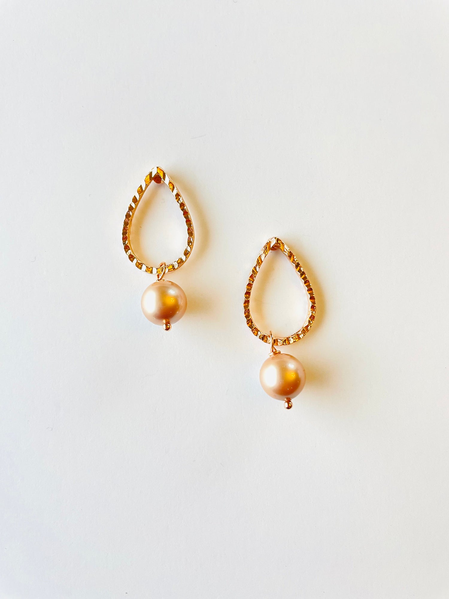 Rose Gold Perfection Earrings