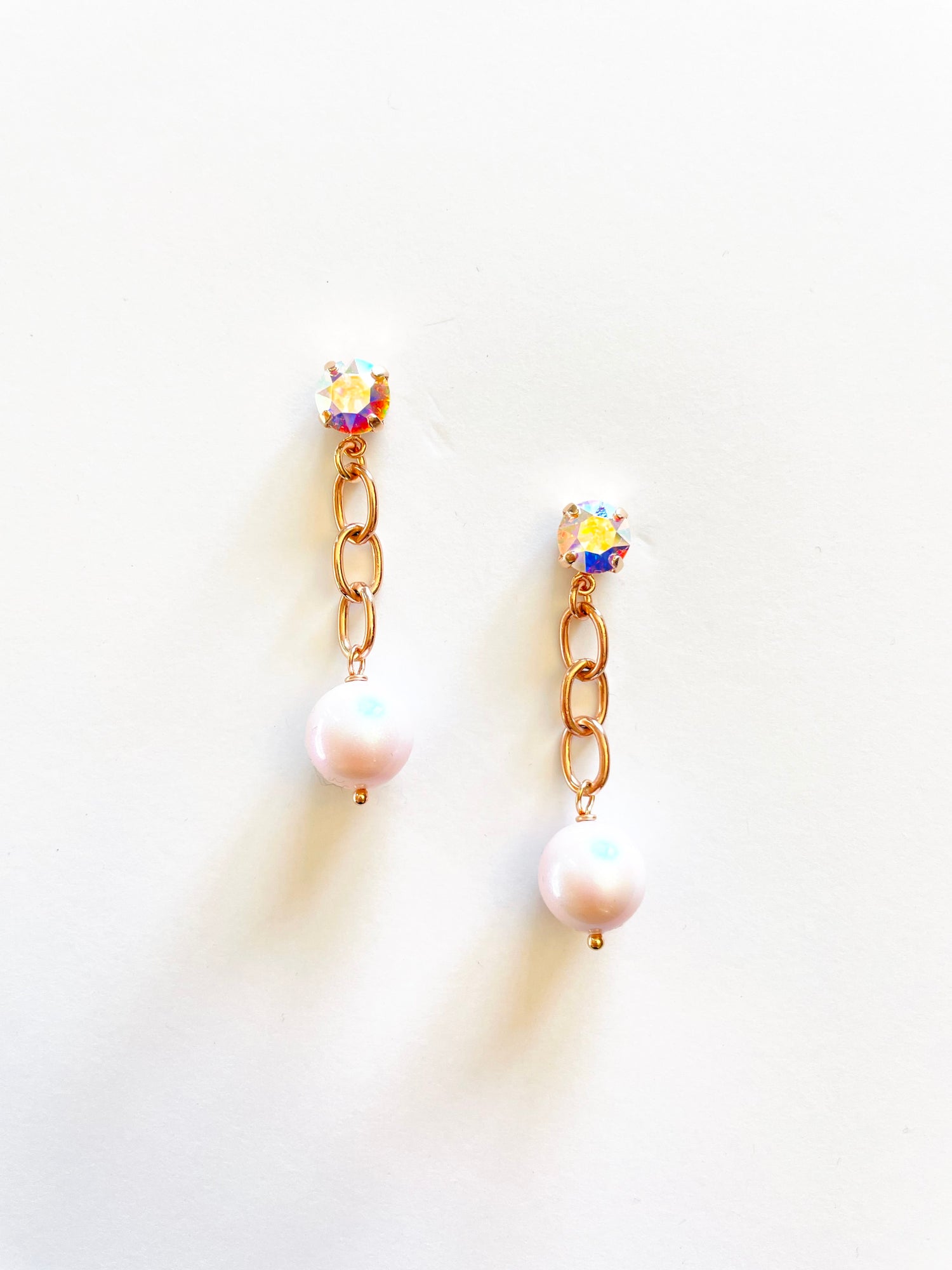 Iridescent Pink Earrings