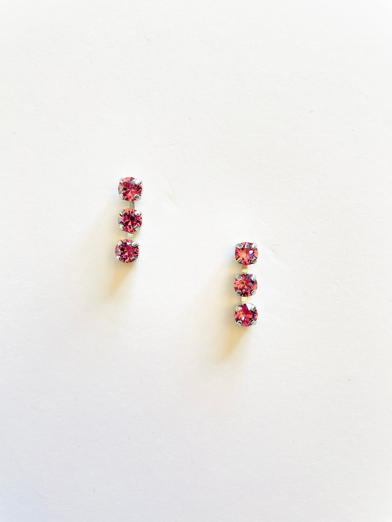 Delicate Polka Dot Earrings in Iris