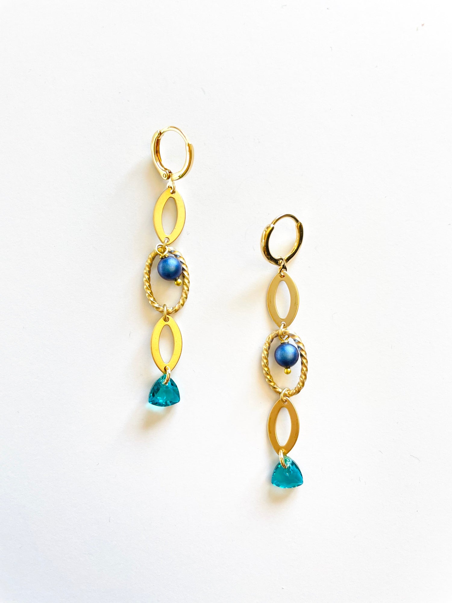 Majestic Teal Earrings