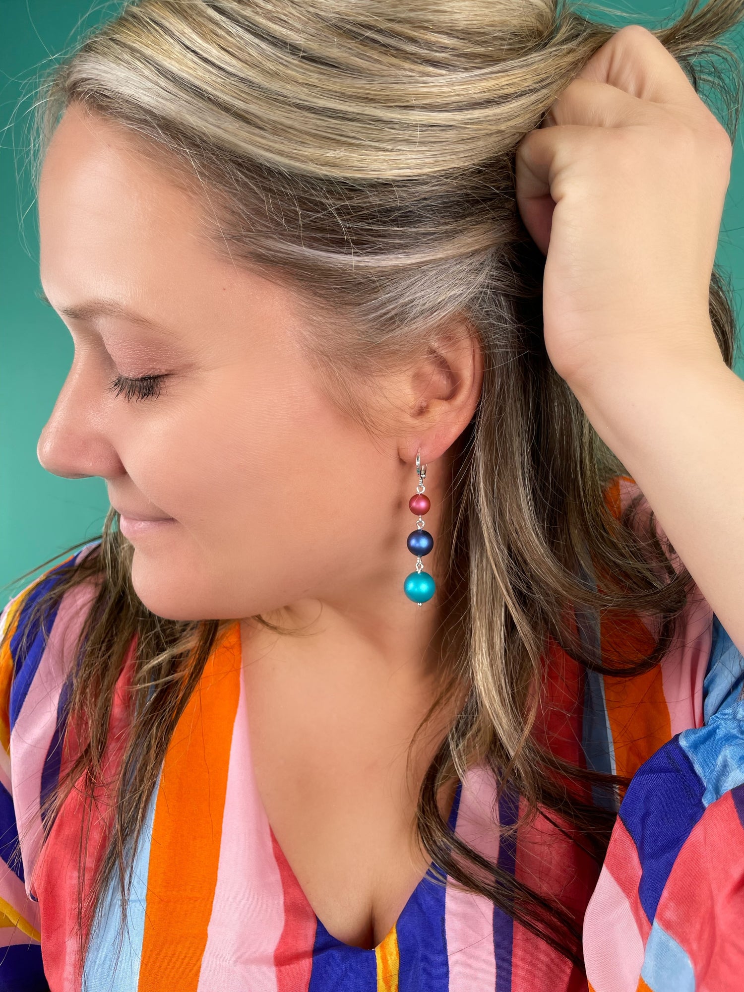 Quiet Moment Pearl Drop Earrings