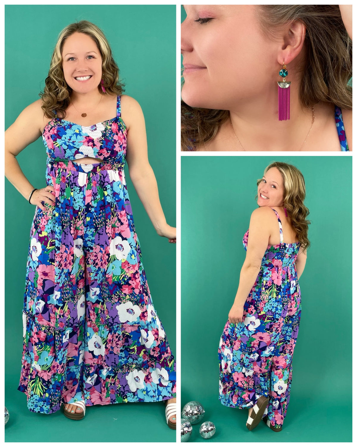 Bold Pink Fringe Earrings - KaraMarie