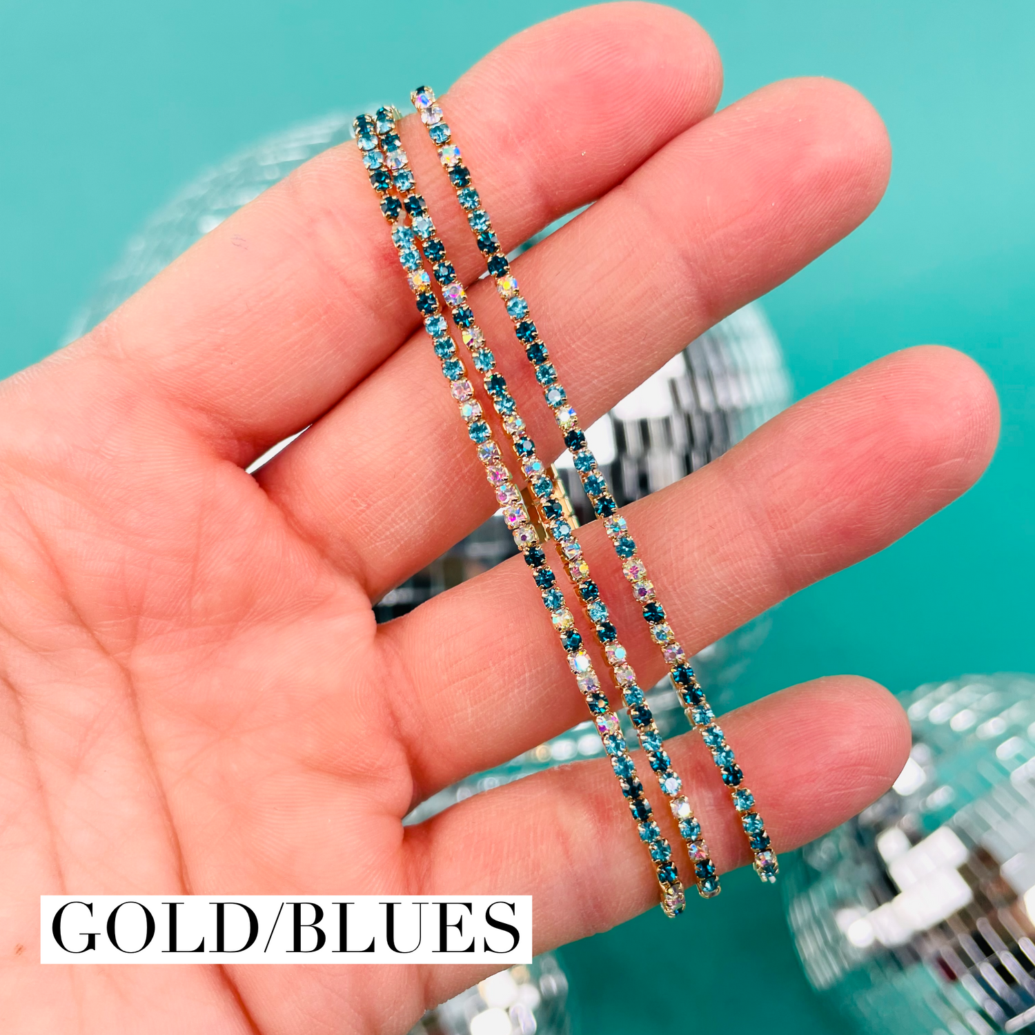 Dainty Rhinestone Bracelet {Multiple Colors!}