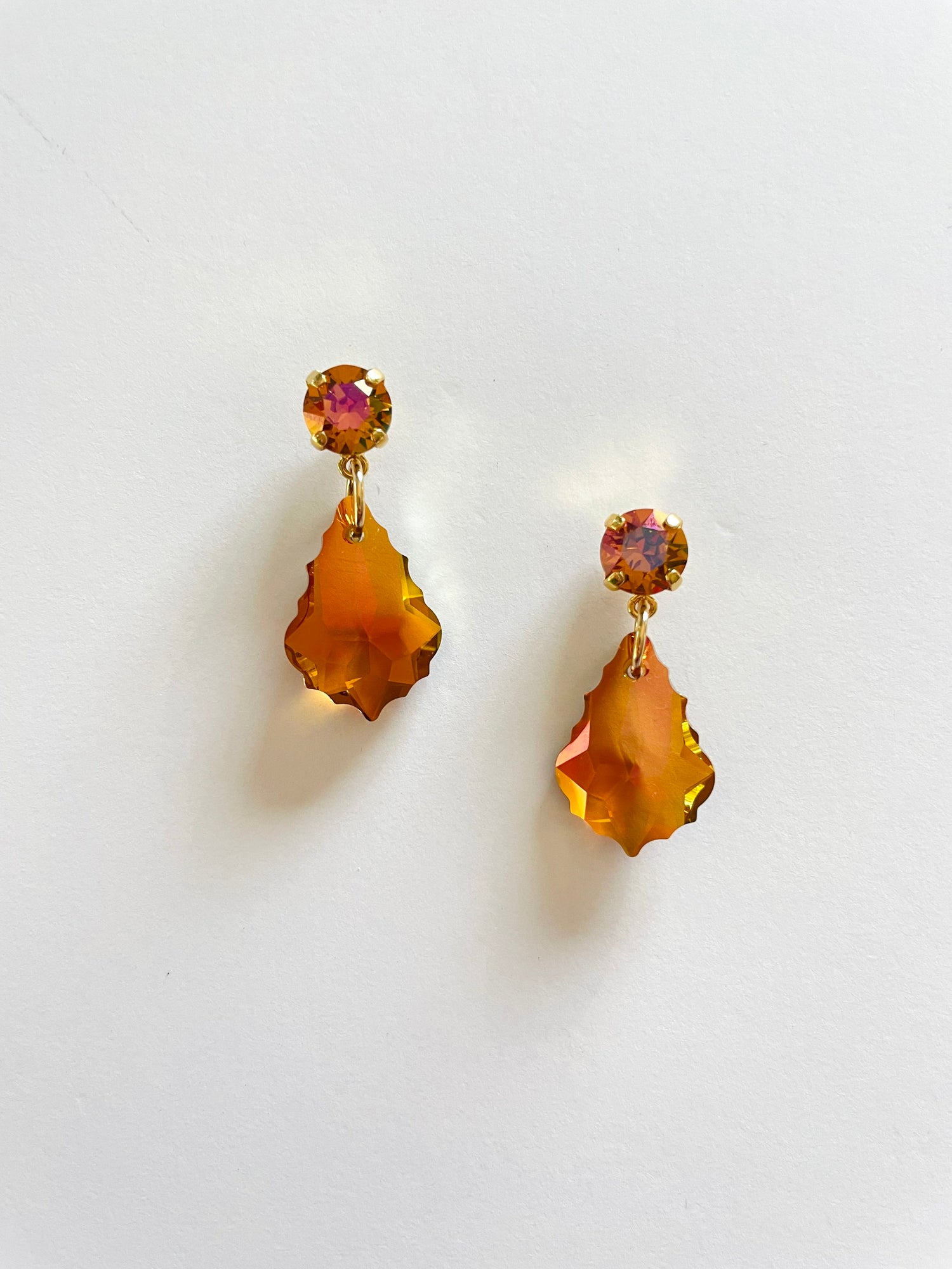 Baroque Mahogany Earrings