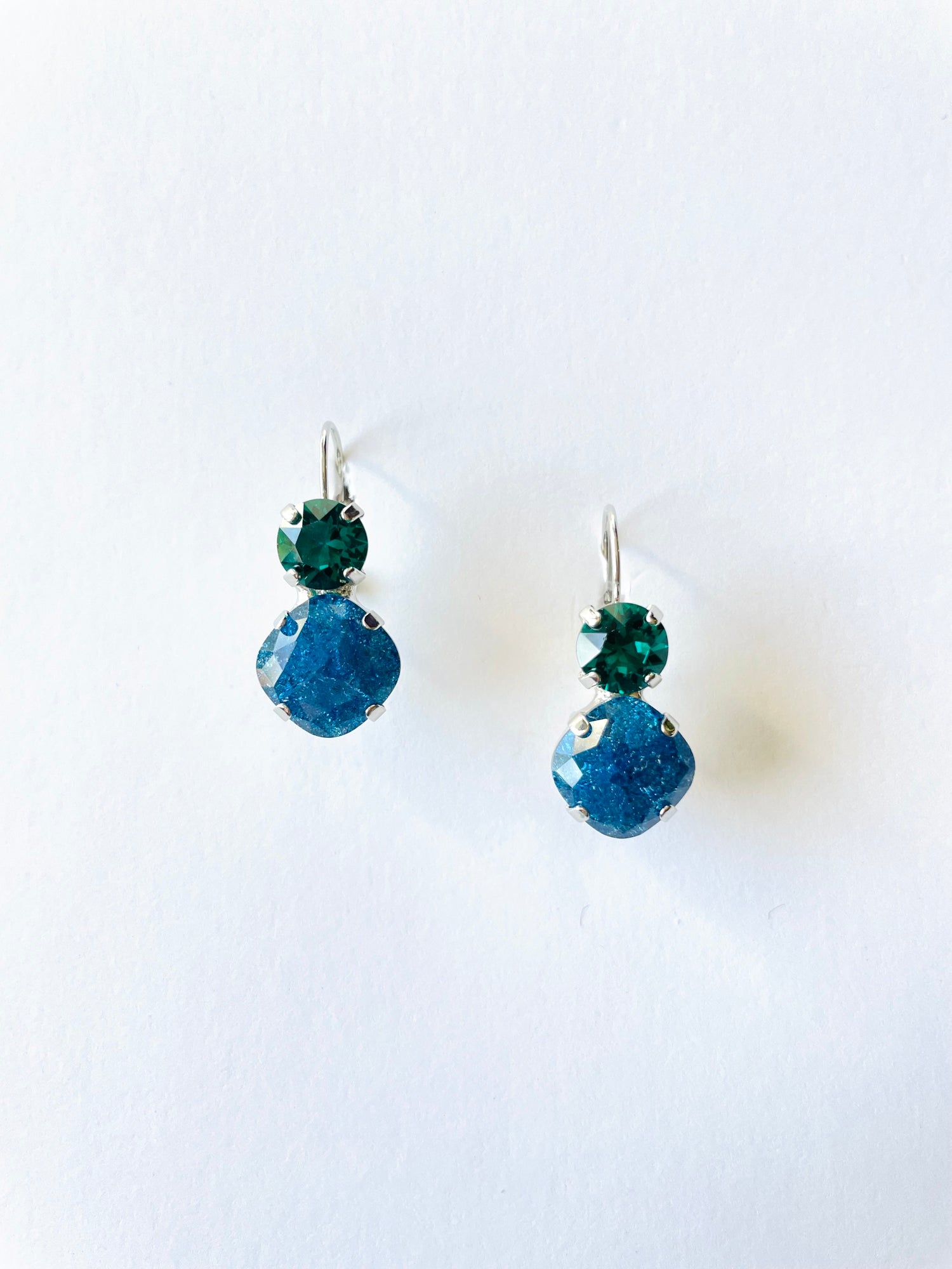 Mystical Creature Diamond Drop Earrings