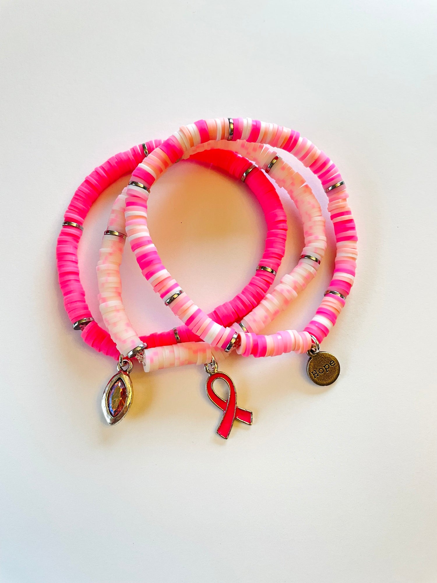 Pink Warrior Collection :: Heishi Stretch Bracelets {Multiple Colors!}