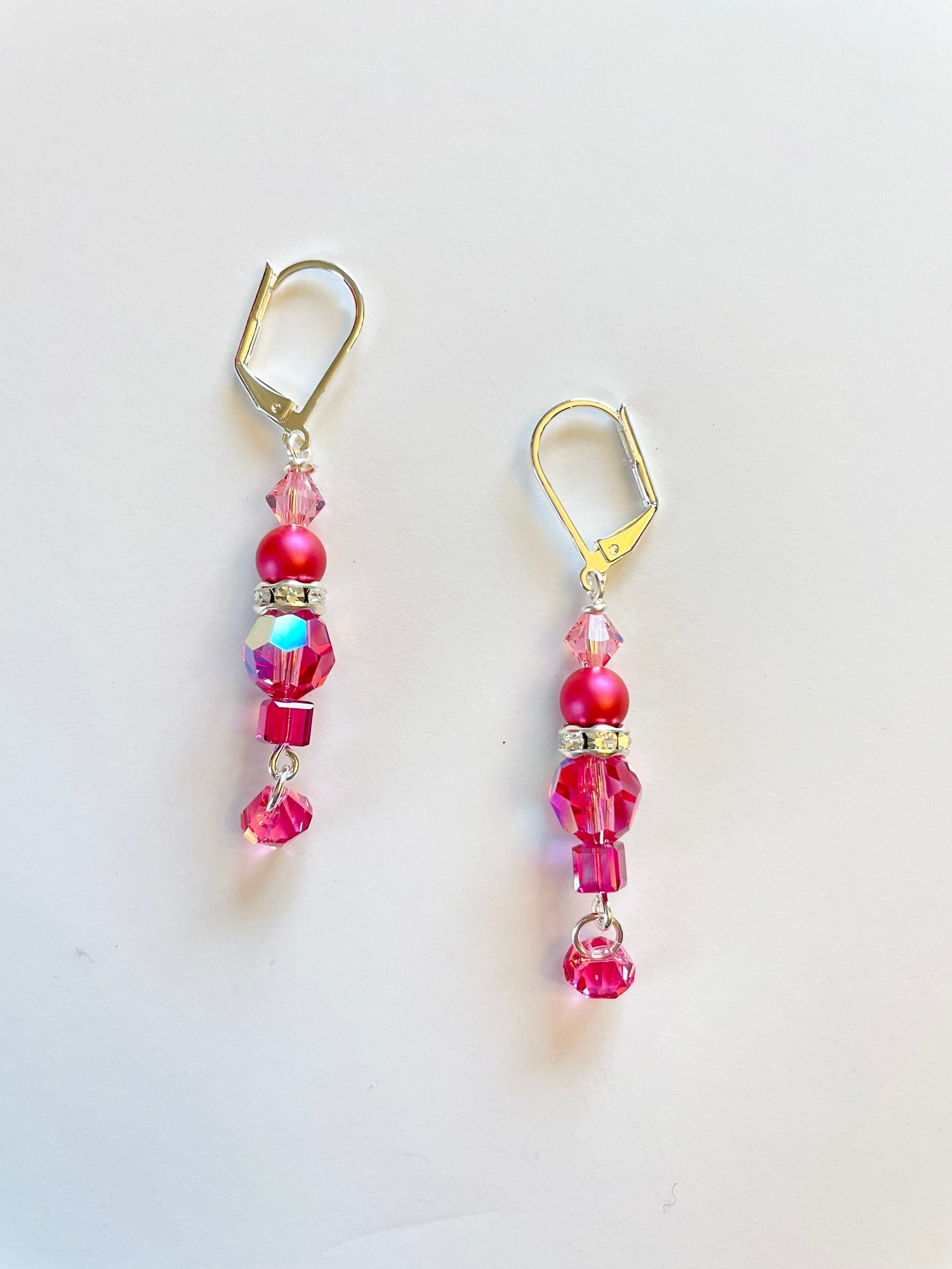 Pink Warrior Earrings