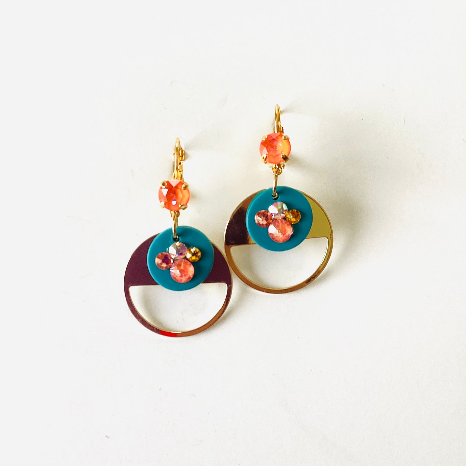 Vibrant Petal Earrings