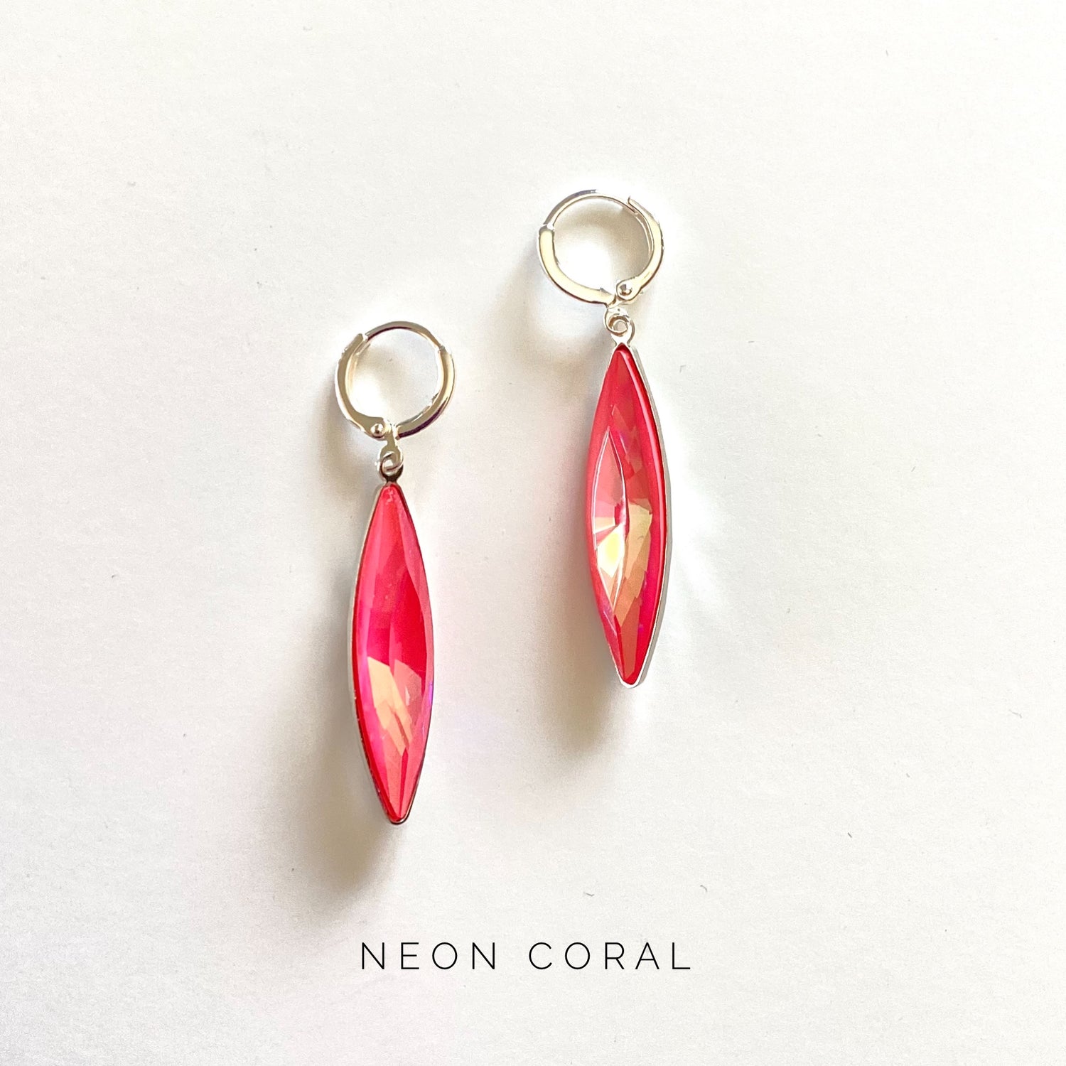 Neon Navette Drop Earrings {Multiple Colors!}
