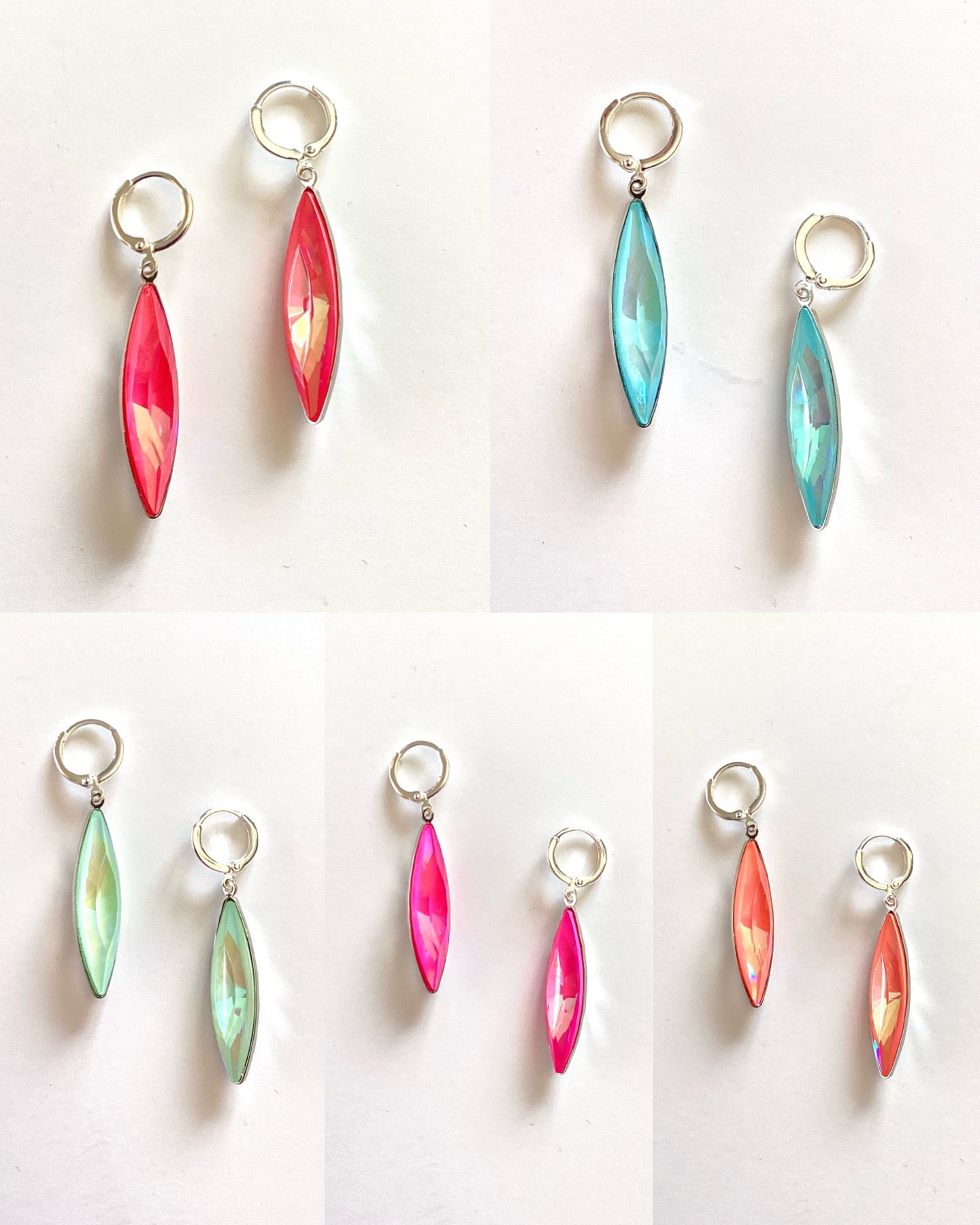 Neon Navette Drop Earrings {Multiple Colors!}