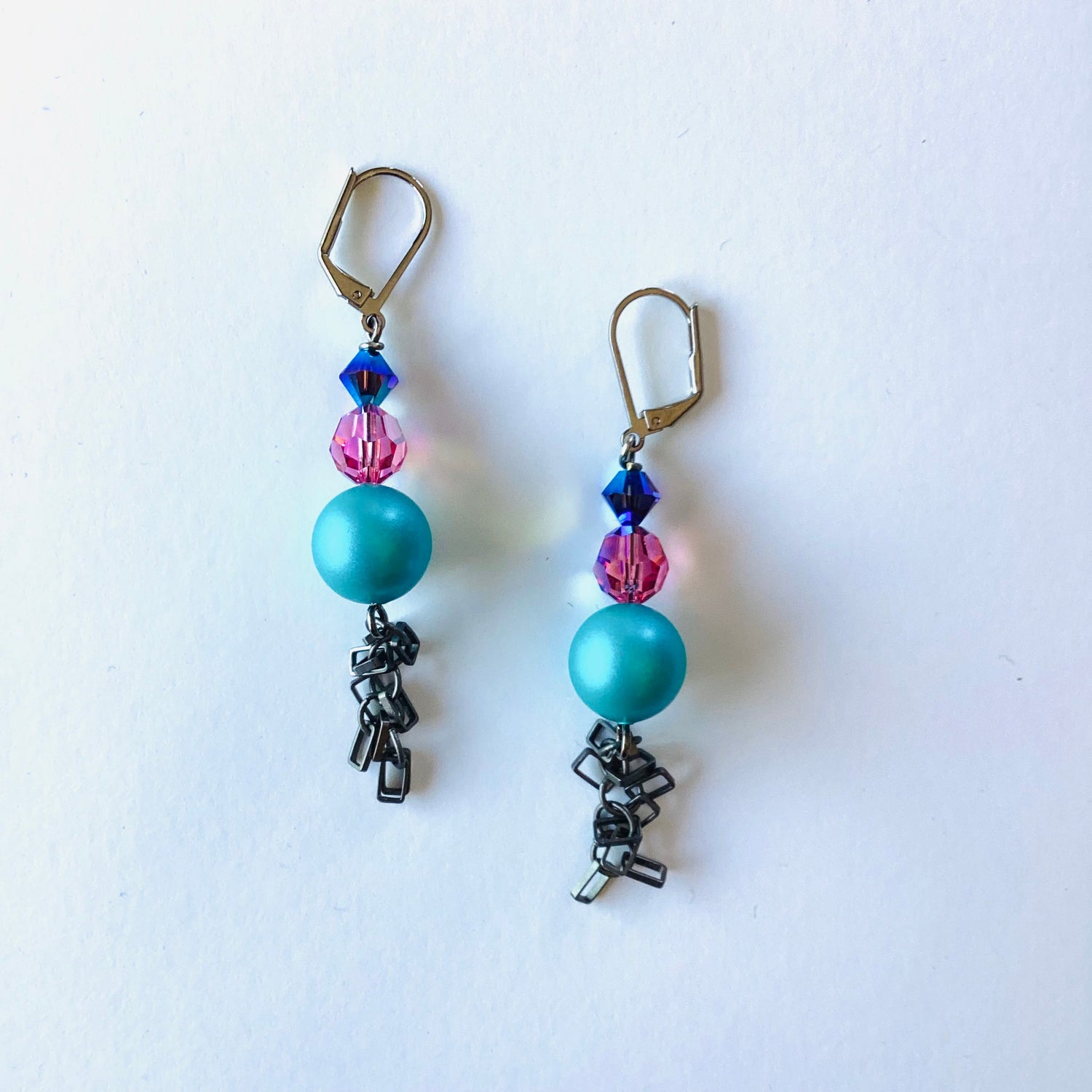 Totally Turquoise Fringe Earrings