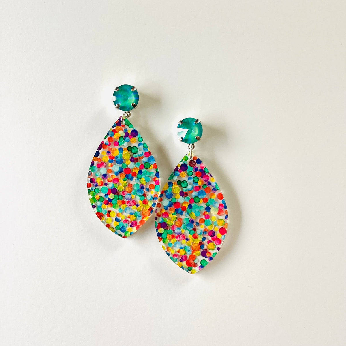 Rainbow Confetti Earring - KaraMarie