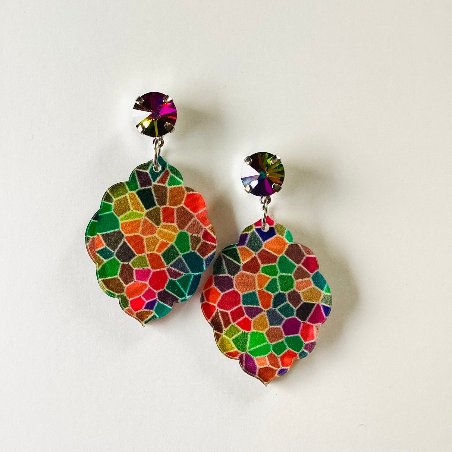 Colorful Kaleidoscope Earring