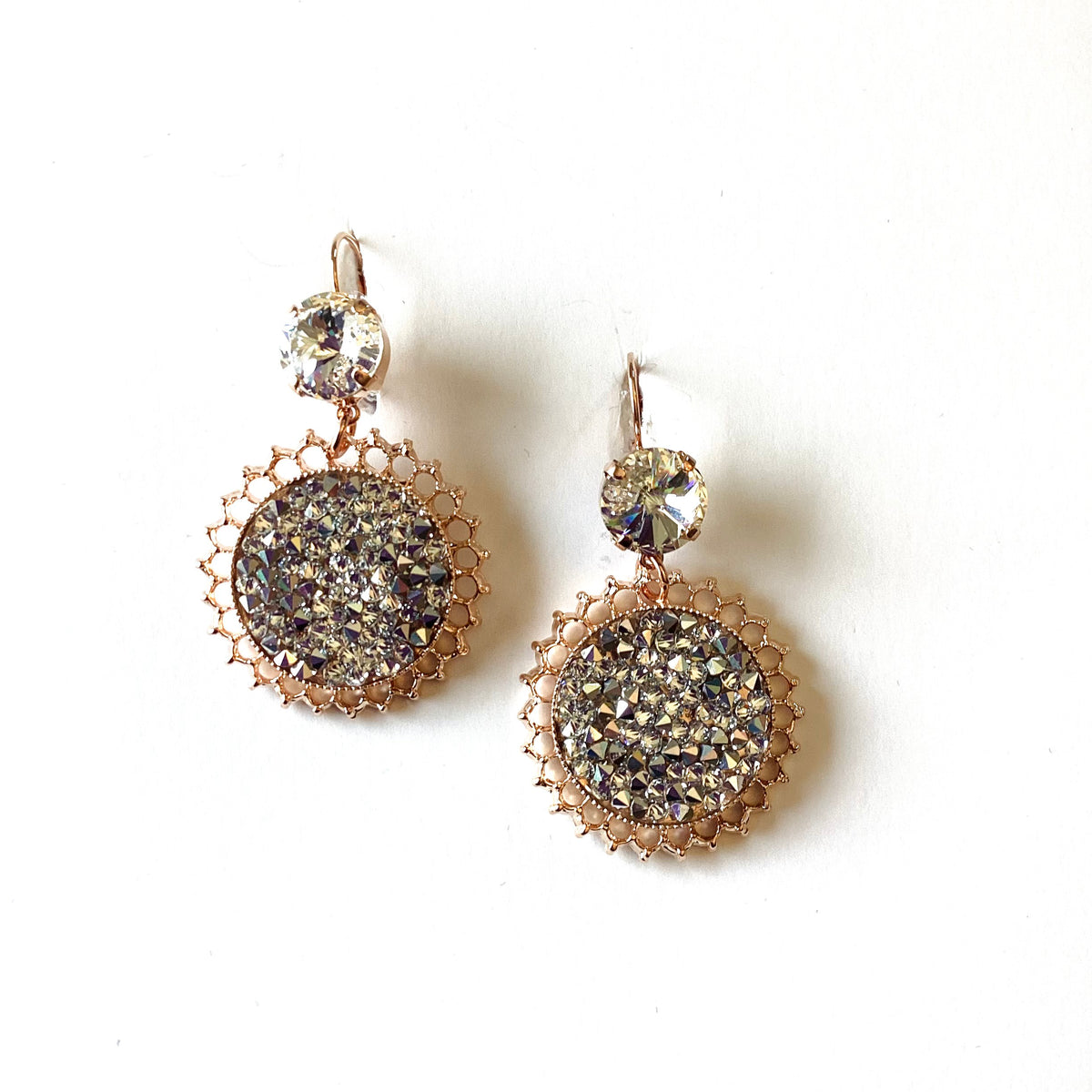 Diamond Sunrise Earrings - KaraMarie