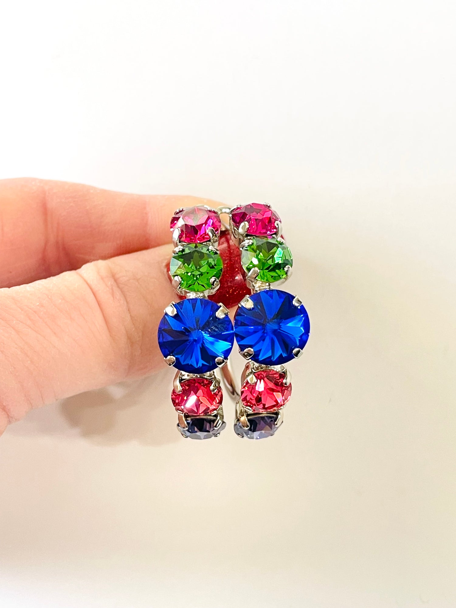 Hoop Earrings in Colorful Hues