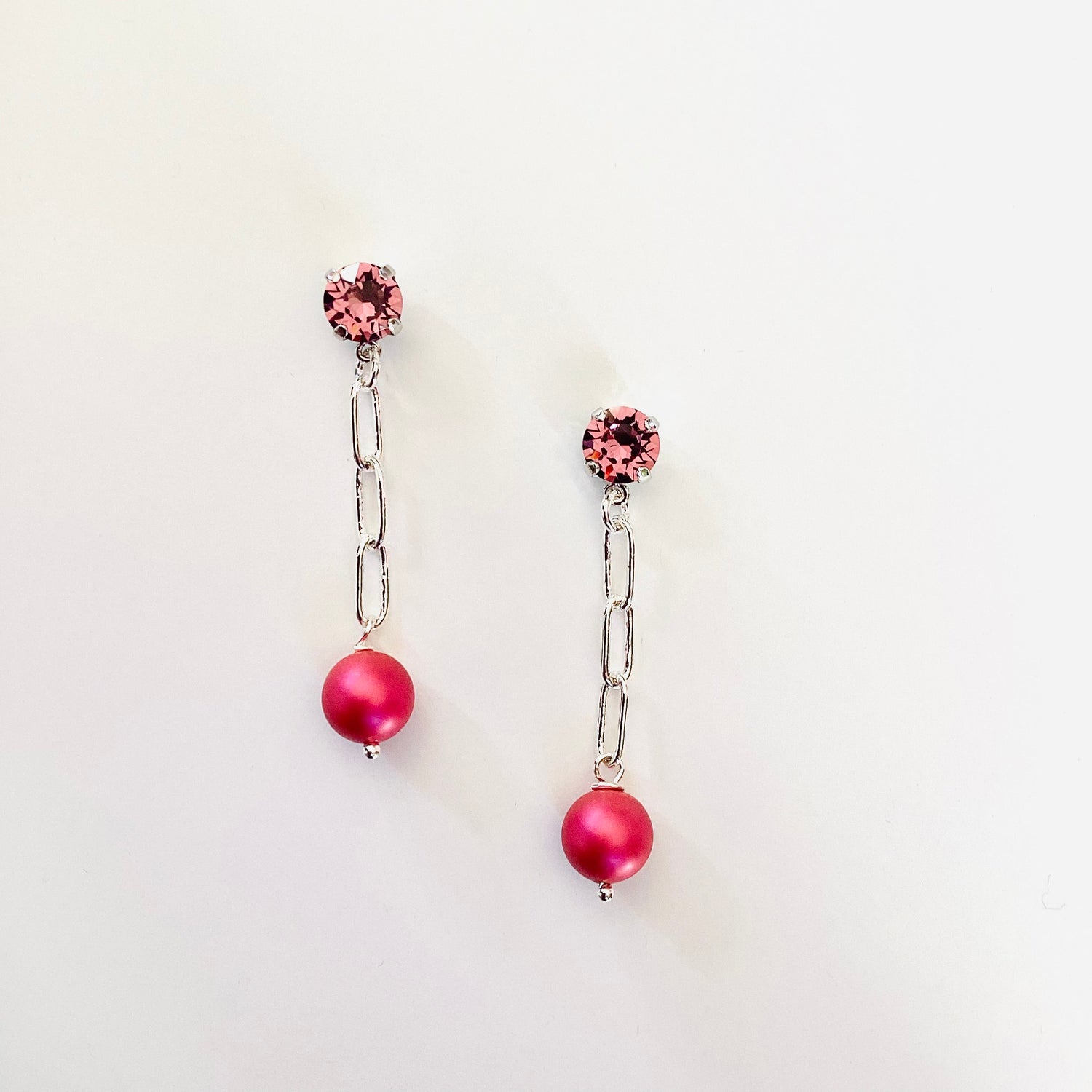 Iris Peal Drop Earrings