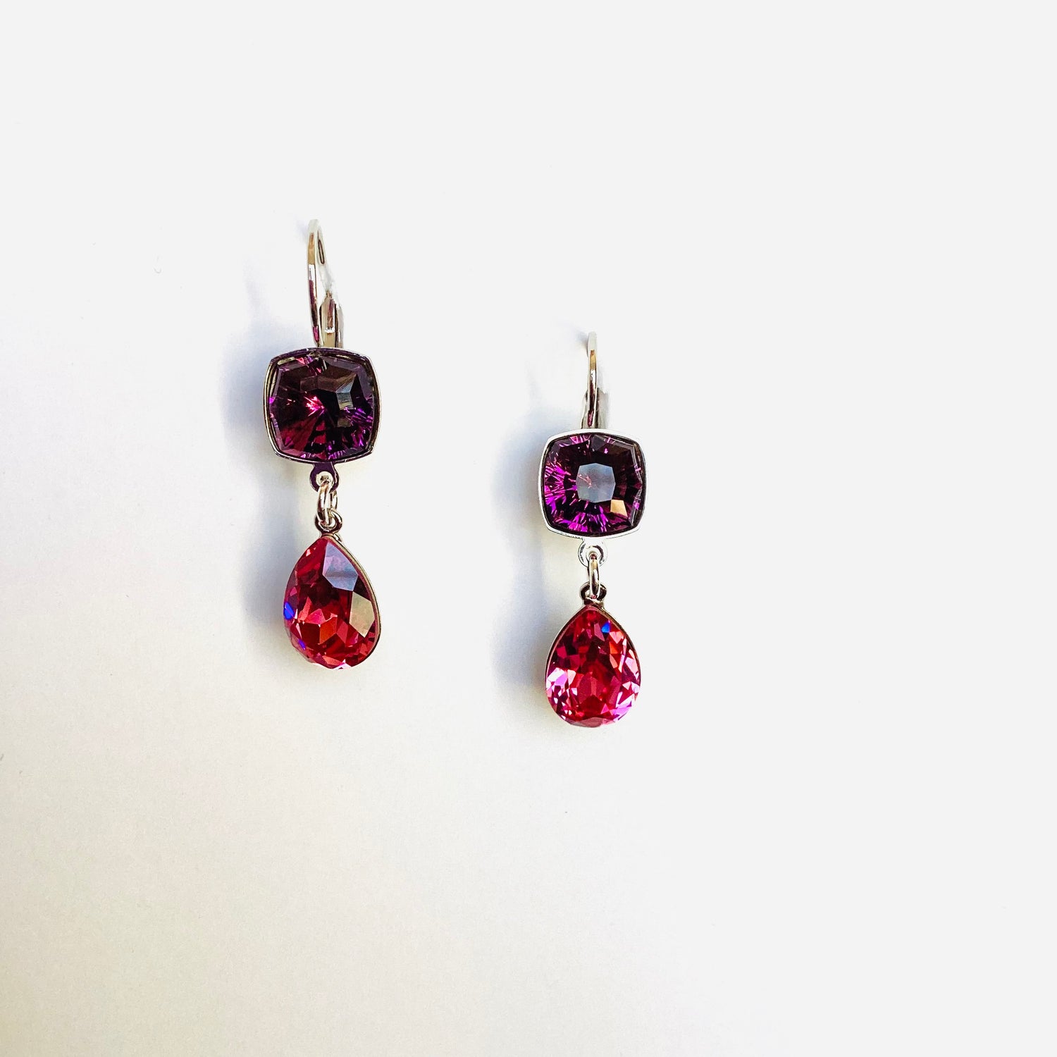 Perfectly Plum Drop Earrings