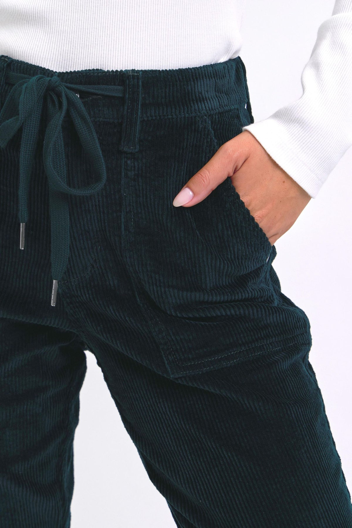 Judy Blue Emerald Stroll Cuffed Jogger {1-24W} - KaraMarie