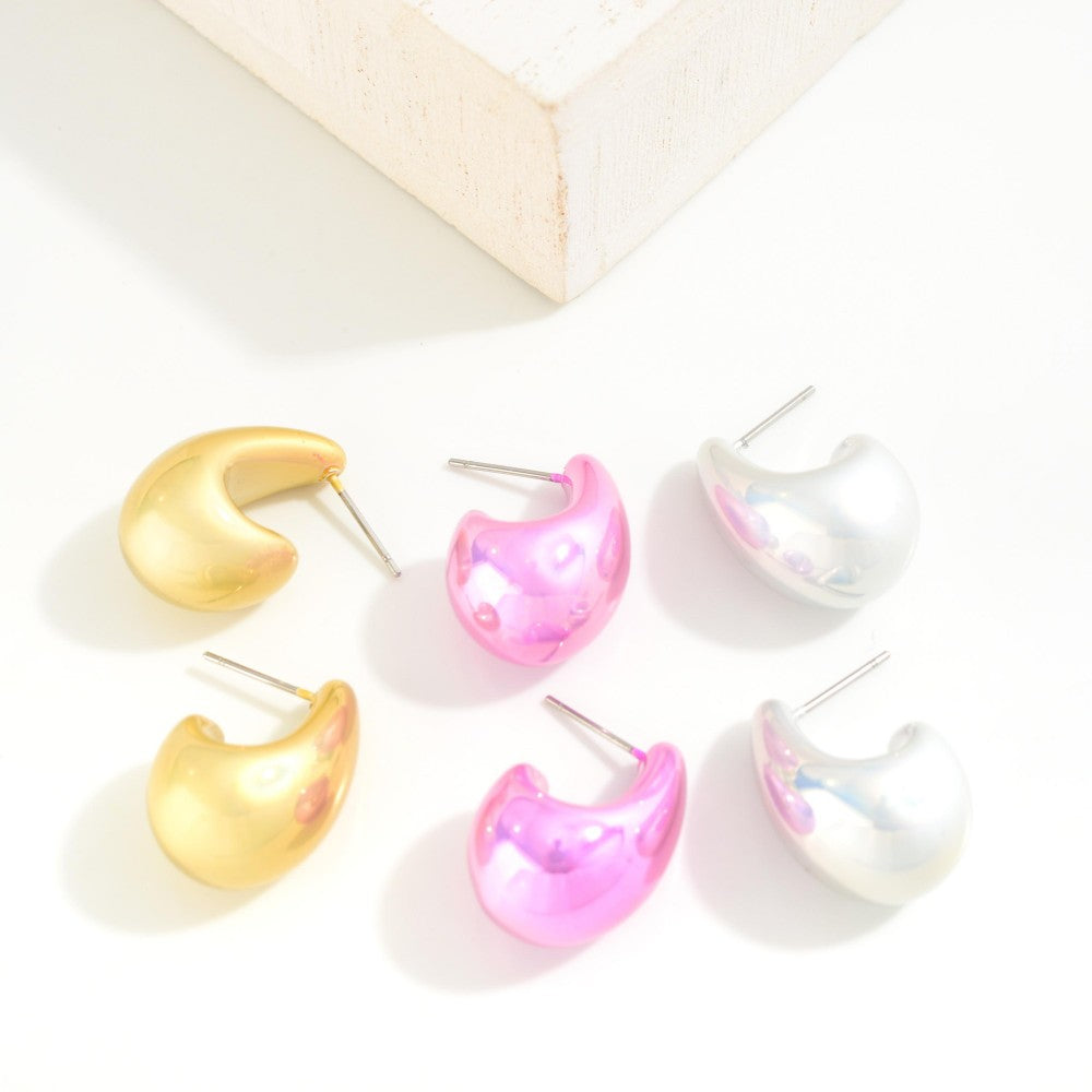Pearlescent Teardrop Earrings {Multiple Colors} - KaraMarie