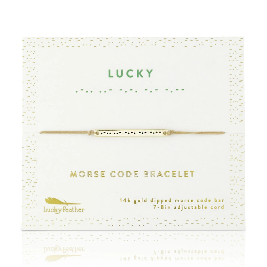 Morse Code Bar Bracelets