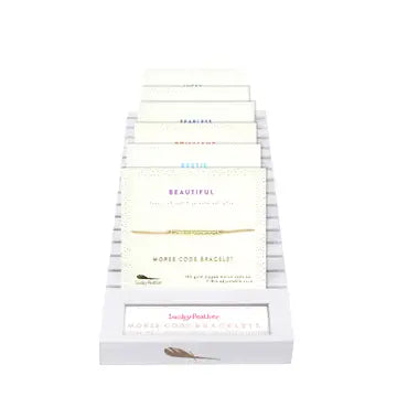 Morse Code Bar Bracelets