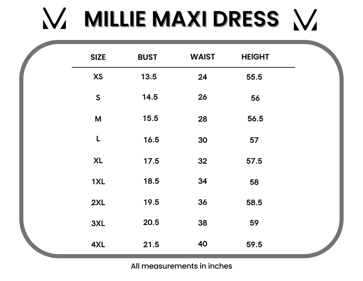 Millie Maxi Dress - Bright Floral Mix {S-3X} - KaraMarie