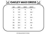 Oakley Off the Shoulder Maxi Dress - Navy Tropical {S-3X} - KaraMarie