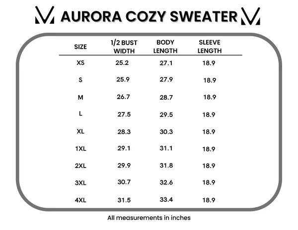 MM Aurora Cozy Sweater - Navy {S-2X} - KaraMarie