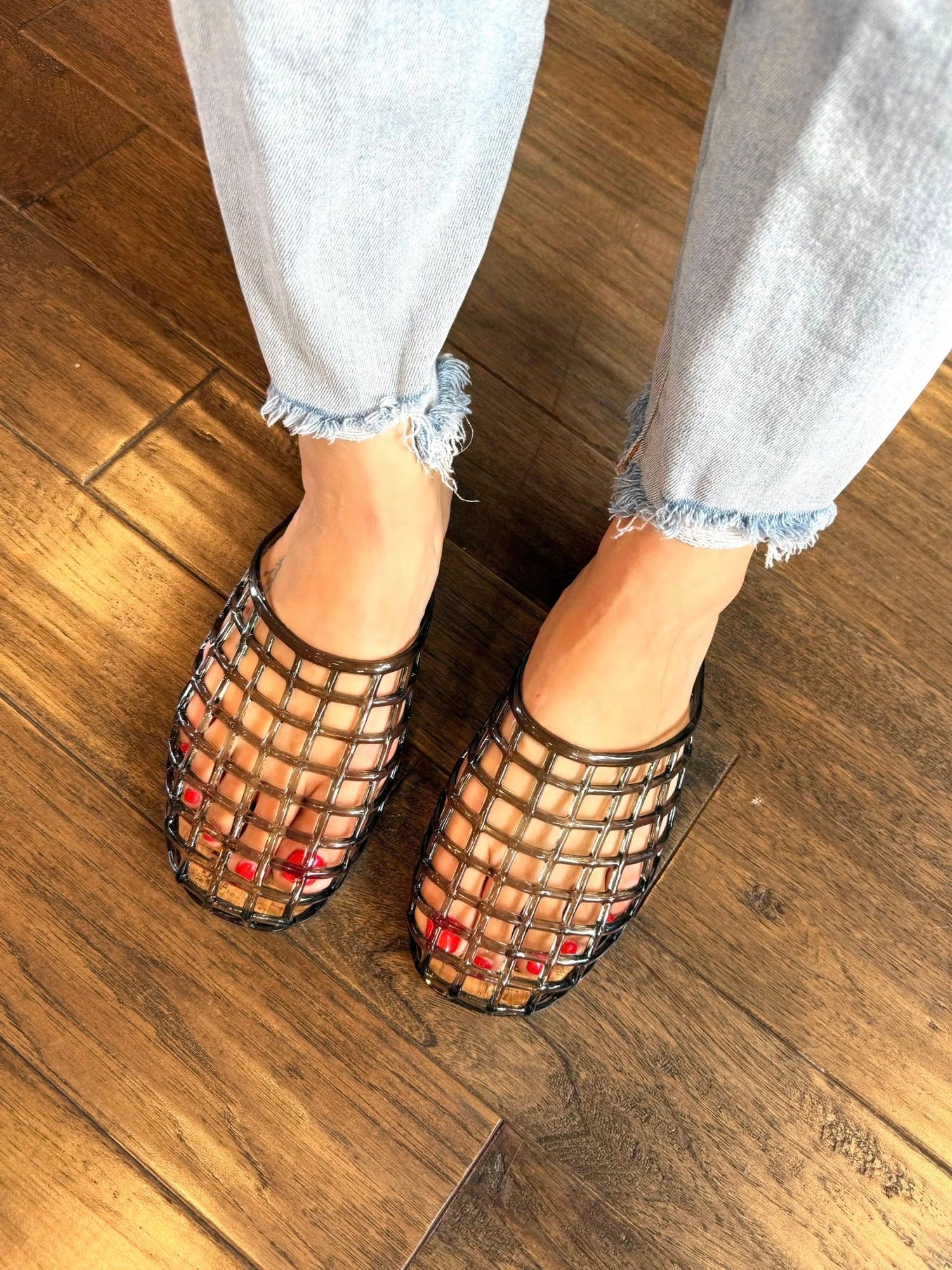 MIA - Jelly Sandal - Black