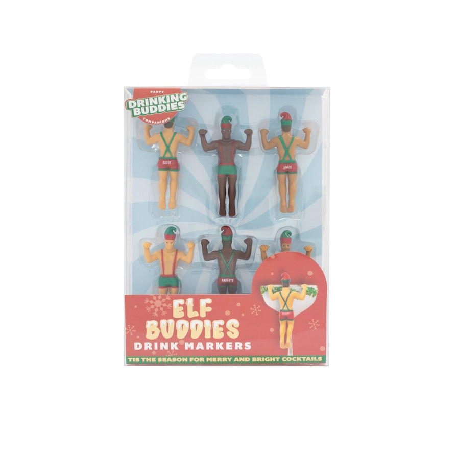 Elf Buddies Drink Markers (6 Pack!)